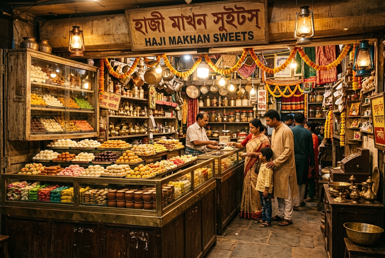 Inside Lalon Shah Bhandar